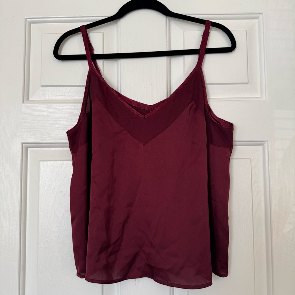 A New Day Dark Red Tank Top